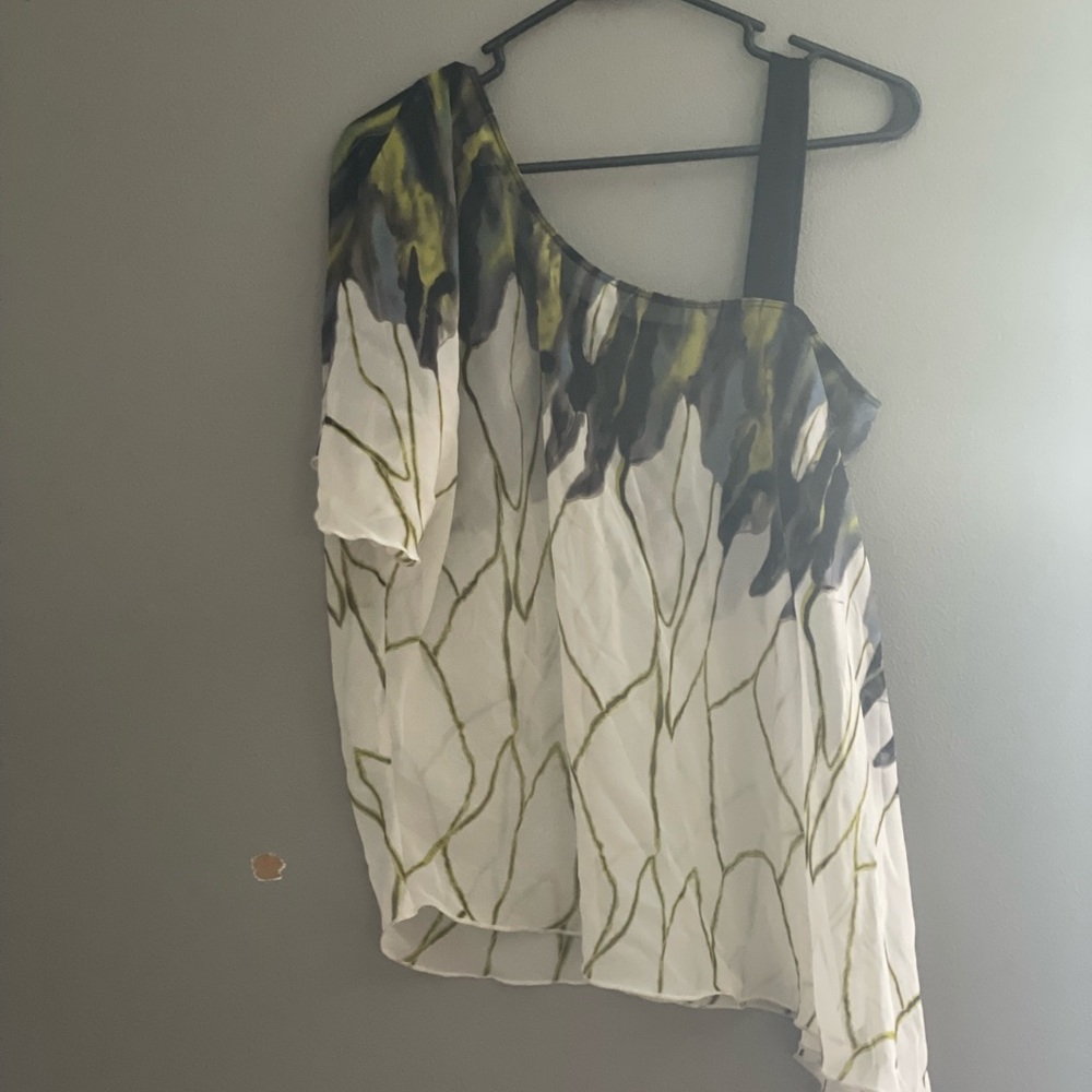 One shoulder blouse